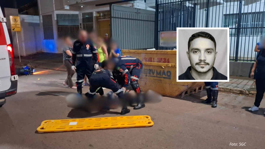 Motociclista morre após colidir contra caçamba de entulho na região central de Porto Velho