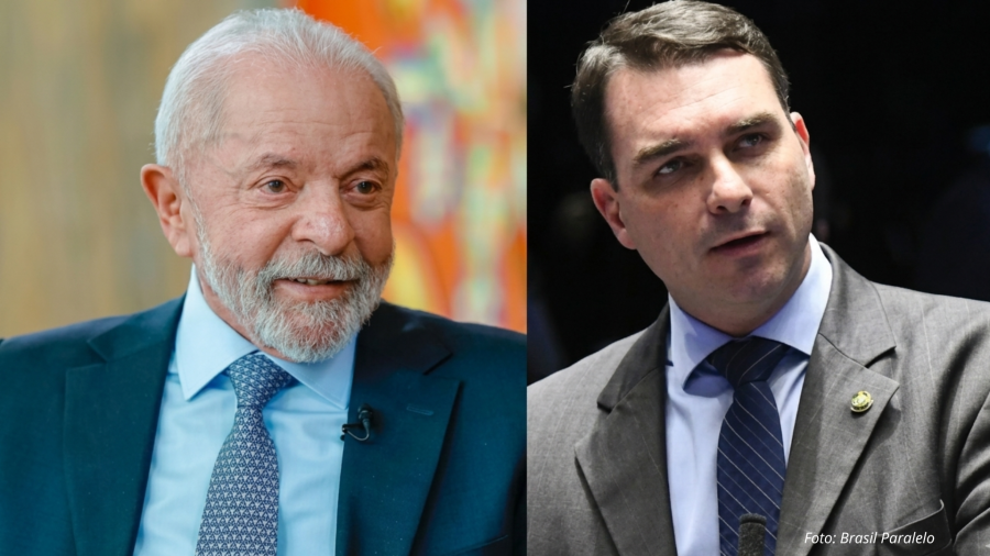 Flávio Bolsonaro aparece com 42% contra 40% de Lula em simulação de segundo turno, aponta Quaest