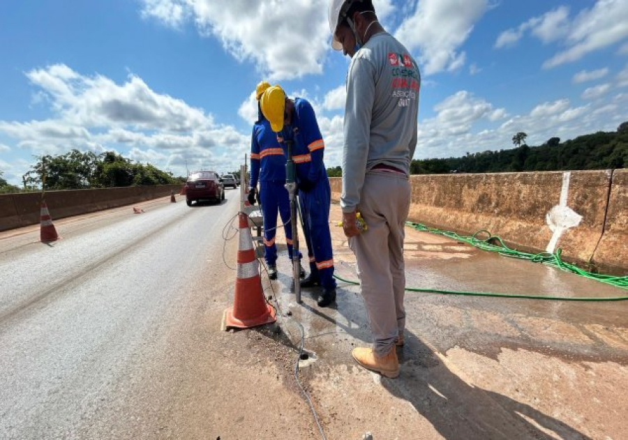 Reestruturação das pontes do rio Candeias avança na BR-364